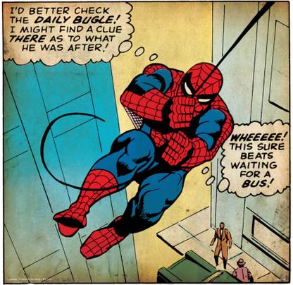 Spiderman - daily bugle poster (Officially Licensed) Paper Print