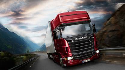 EurekaDesigns Scania V8 Poster Fine Art Print