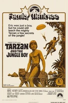 Tarzan and the Jungle Boy Paper Print