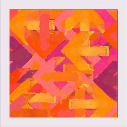 Grunge Design Arrows Framed Art Print Canvas Art