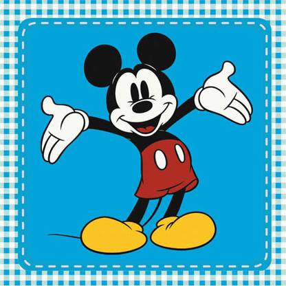 Classic Mickey Mouse Fine Art Print