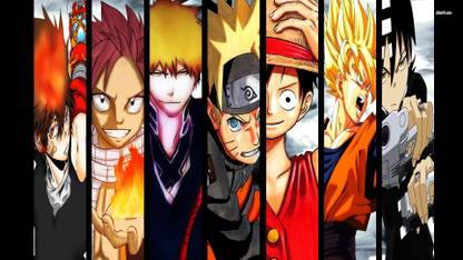 Anime colage Athah Fine Quality Poster Paper Print