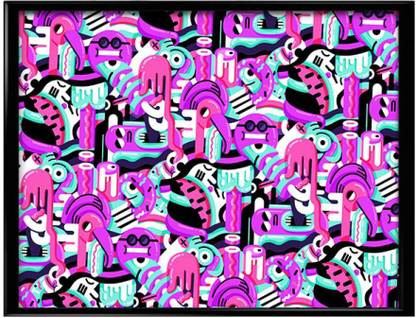 Doodle Graffiti Canvas Art