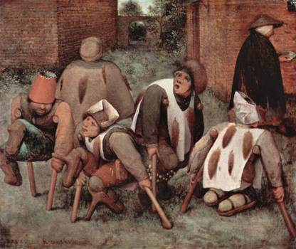 Cripples by Pieter Bruegel Canvas Art