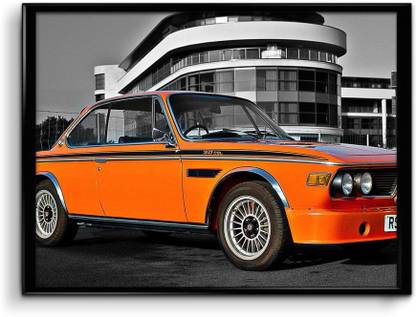 Retro BMW Canvas Art