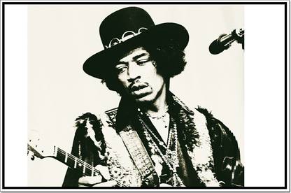 Jimi Hendrix Poster Paper Print