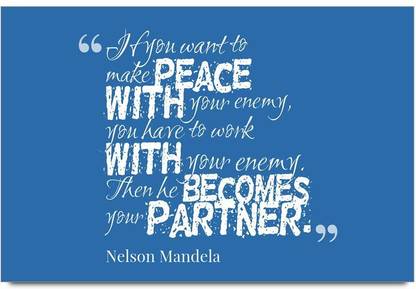 iMerch you want to make quotes by Nelson Mandela 3D Poster