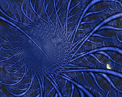 Fractal nature Paper Print