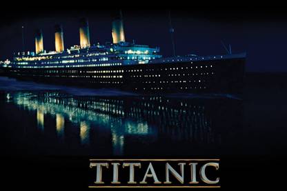 ESP Creation Titanic Ship 12x18 Inch Paper Poster Paper Print