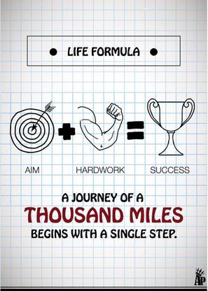 Success Formula - Poster Paper Print