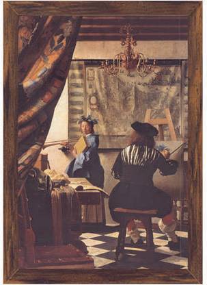 The Allegory of Painting (Code Vr4168) Canvas Art