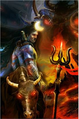 Lord Shiva Art Poster Paper Print