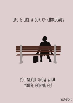 Forrest Gump Minimalistic Movie Poster Paper Print