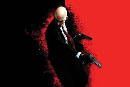 EurekaDesigns Poster Hitman Poster Paper Paper Print
