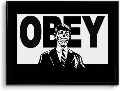 Obey The Supreme Canvas Art