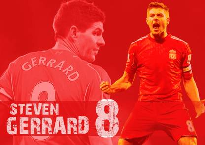 Steven Gerrard Poster Paper Print