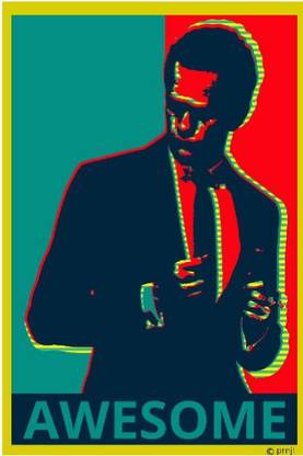 Minimalist Barney Stinson Poster | Artist: Pranjal Singh Photographic Paper