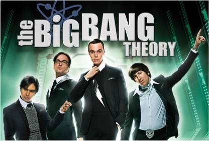 The Big Bang Theory Team Wallpaper Paper Print