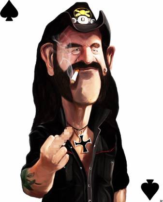 Paintcollar Small Poster "Motorhead" Paper Print