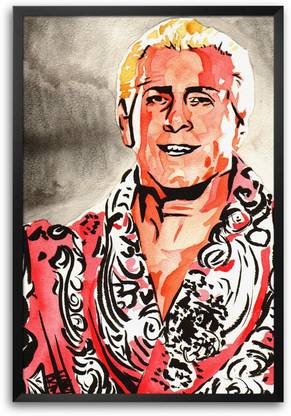 RangeeleInkers Ric Flair Laminated Frame Poster Paper Print