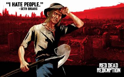 Seth Briars - Red Dead Redemption Athah Fine Quality Poster Paper Print