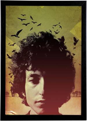 Bob Dylan Wall Art Framed Poster Photographic Paper