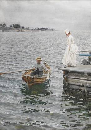 Sommarnoje (1886), akvarell av Anders Zorn (Medium) Paper Print