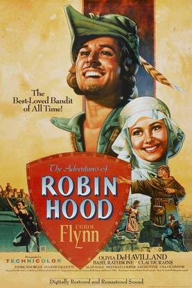 The Adventures of Robin Hood - 1938 Paper Print