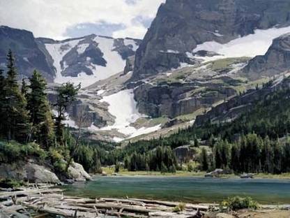 Mountain Lake Fine Art Print