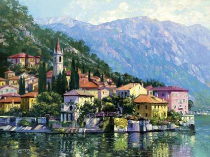Reflections of Lake Como Fine Art Print