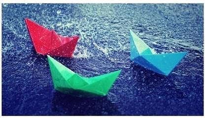 Paper Boat With Glossy Fine Art Print