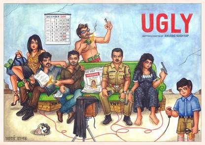 ZAP Ungly Poster Paper Print