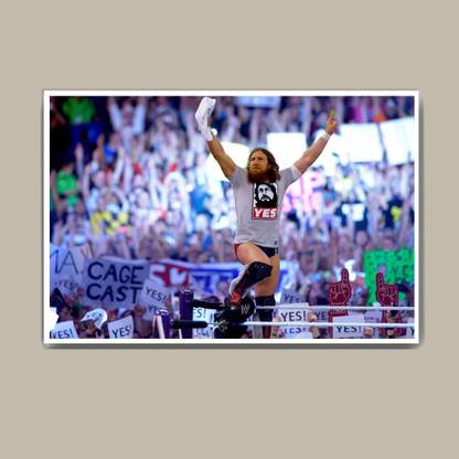Wwe Wrestler Daniel Bryan Wall Hang Fine Art Print