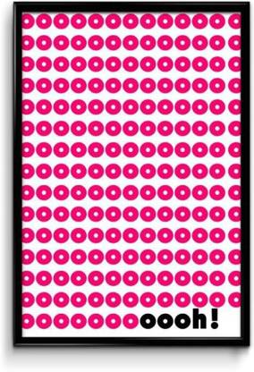 AnanyaDesigns Ooohh My Wall Poster Paper Print