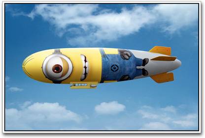 Minion Rocket Paper Print