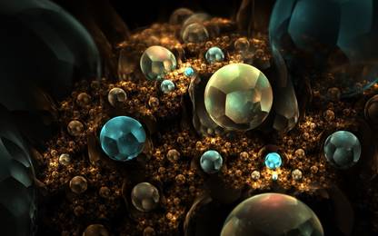 Abstract Treasure 3d ON FINE ART PAPER HD QUALITY WALLPAPER POSTER Fine Art Print