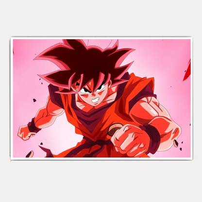 Goku Power Up (18x12) Paper Print
