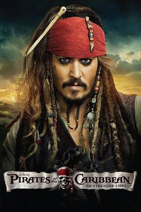 Jacks Sparrow pirates of the caribbean Fine Art Print