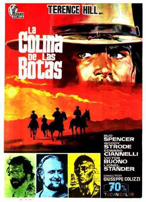 Reproduction of a poster presenting - Boot Hill 01 Paper Print