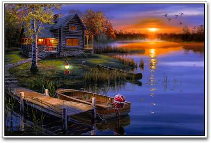 Beautiful Scenery fabulous Paper Print