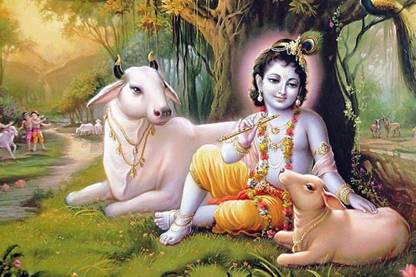 Lord Krishna Poster Paper Print