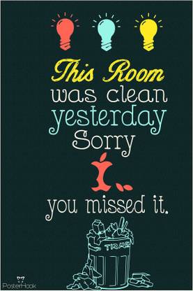 PosterHook Clean Room 300gsm Poster Paper Print