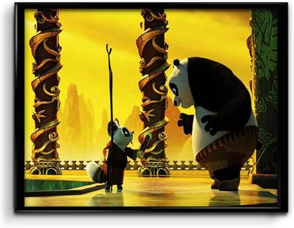 Kung Fu Panda,The Dragon Warrior Canvas Art