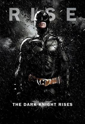 Posterhouzz The dark knight rises batman Poster Fine Art Print