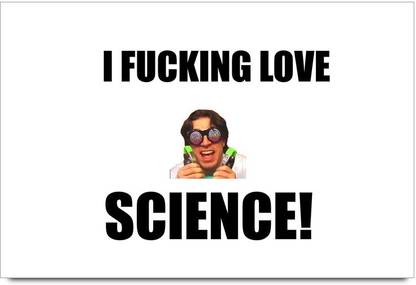 AMY I fucking love science 3D Poster