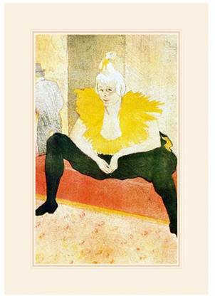 Sitting Clown Fine Art Print