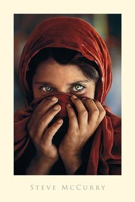 Afghan Girl Paper Print