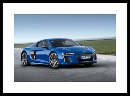 Myimage Car Nanoflowcell Quantino Red Digital Printing Framed Poster (13.0 inch x 19.0 inch) Paper Print