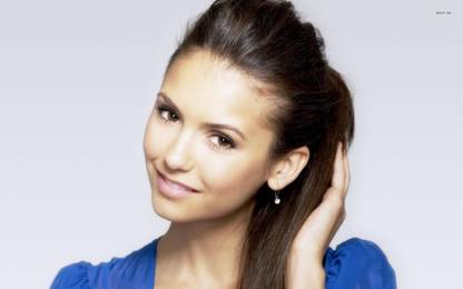 Smiling Nina Dobrev Athah Fine Quality Frameless Poster Paper Print