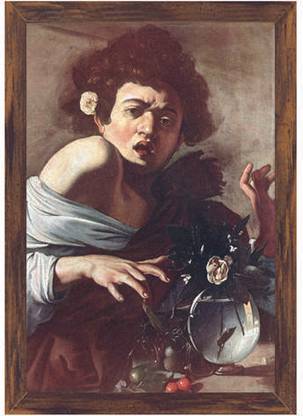 Boy Bitten By A Lizard (Code Cv3009) Canvas Art